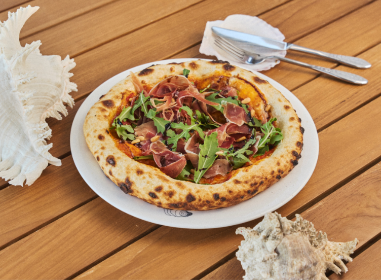 Parma Ham & Arugula Pizza