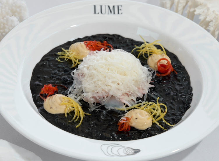 Octopus Black Risotto